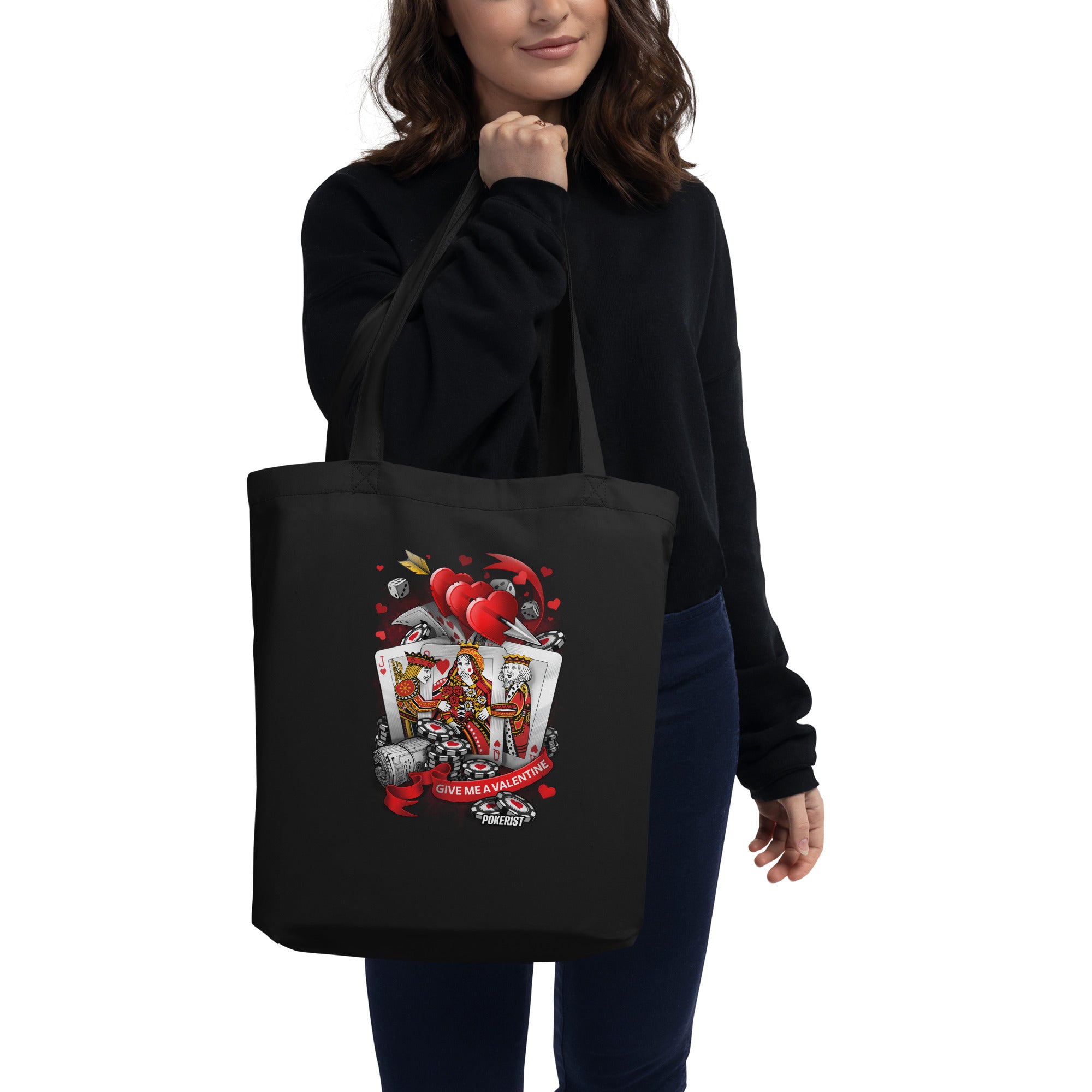 Give Me A Valentine - Eco Tote Bag - Pokerist