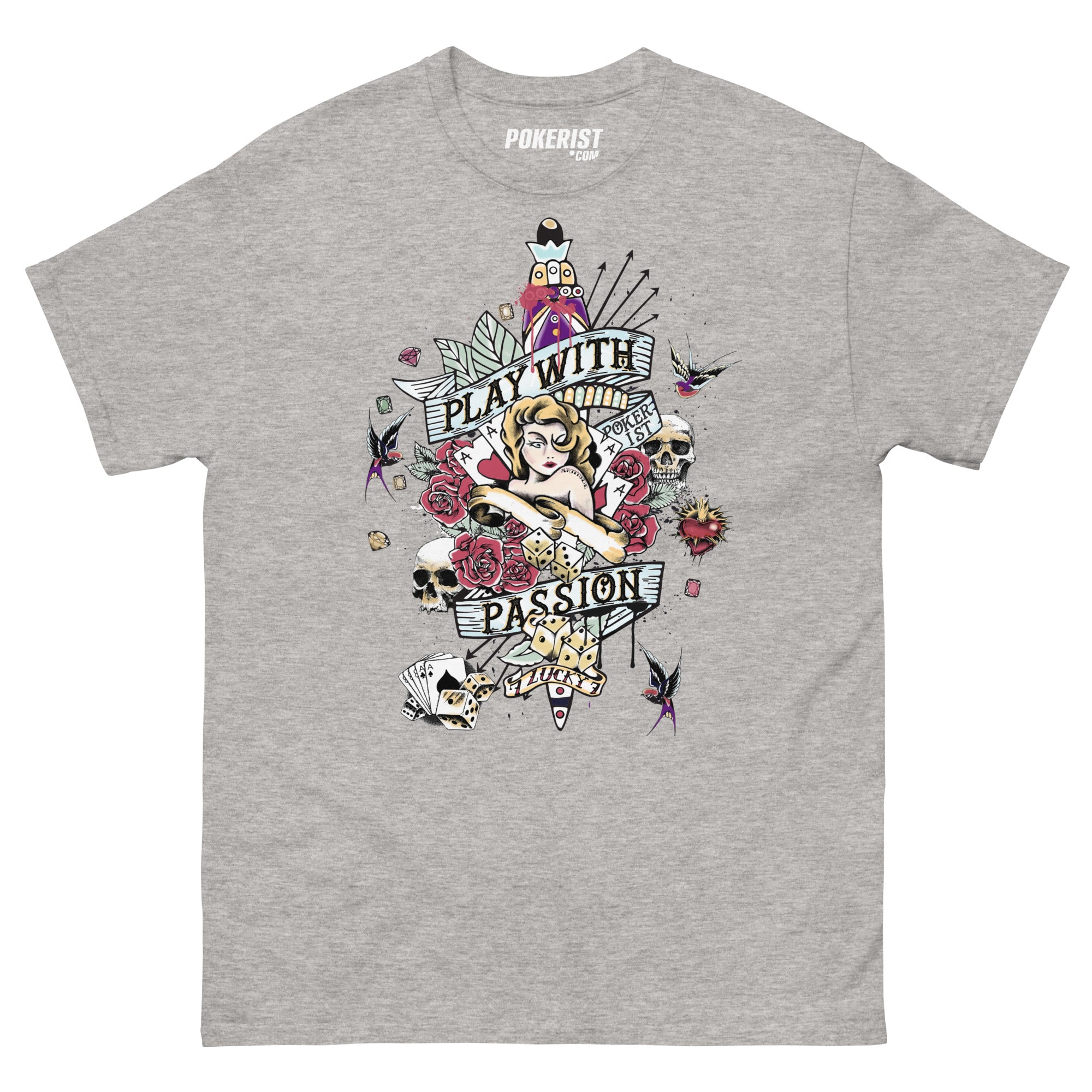 Play With Passion - Men's classic tee - Pokerist