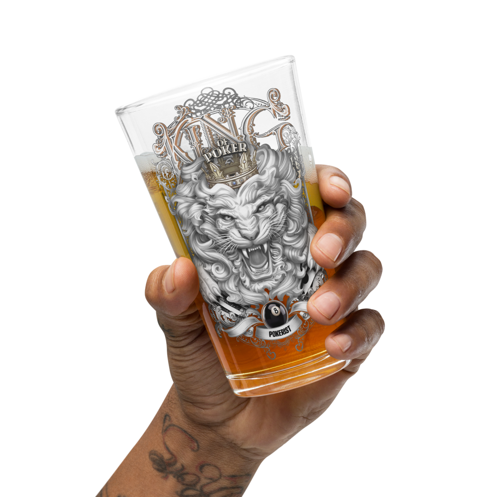 King Lion - Shaker pint glass