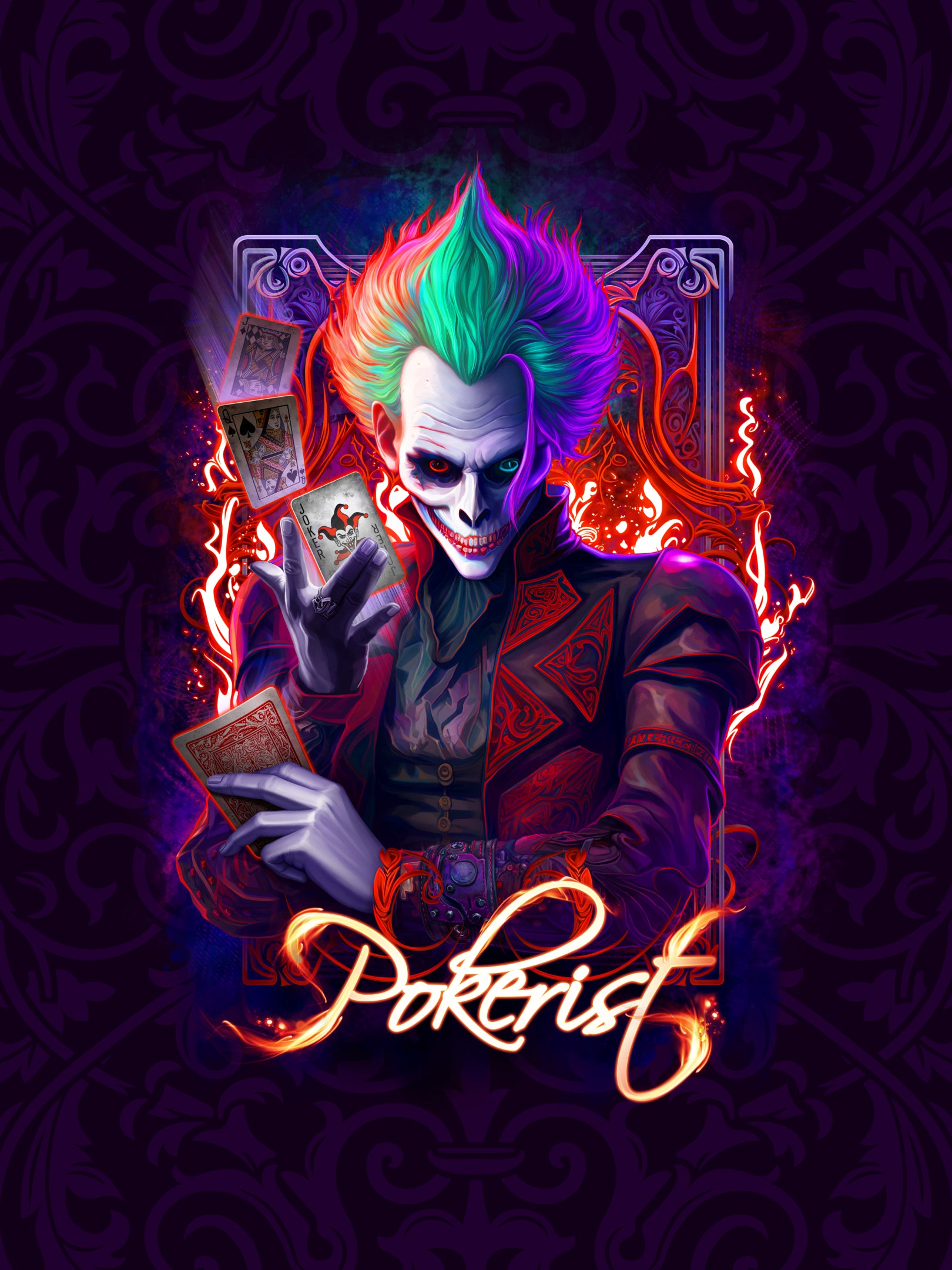 Joker Color - Pokerist - Background, Digital Wallpaper